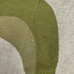 Mr P. Porter T Shirt Mens Large Green Knit Wavy Pattern Short Sleeve Italy
