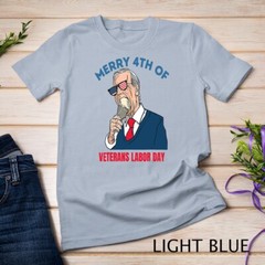 Joe Biden Confused Merry 4th of Of July Veterans Labor Day Unisex T-shirt
