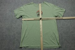 RVCA Balance Of Opposites Shirt Mens Medium Green Crocodile Sunset Graphic Tee