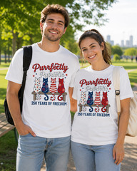 250th 4th of July Patriotic Funny Cat Lover 1776