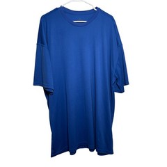 Nike T-Shirt Men’s XL 1XL Blue Short Sleeve Solid Athletic Crew Neck Shirt