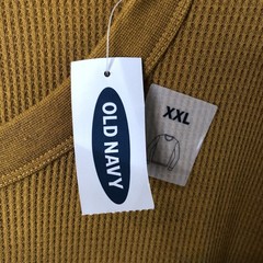 Old Navy NWT Men’s Soft-Washed Camping Long Sleeve Thermal Shirt Size XXL