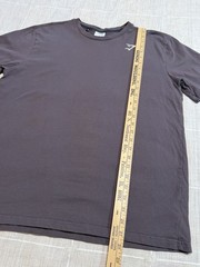 Gymshark Men’s Crest T-Shirt Gray / Brown SIZE Large Gym Shark