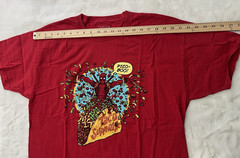 Marvel Deadpool Taco Graphic T-Shirt Red XL Lootcrate Short Sleeve Tee