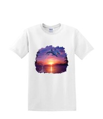 T-Shirt S to 2XL 3XL – DOLPHIN LEAP of faith water waves resort fun adult