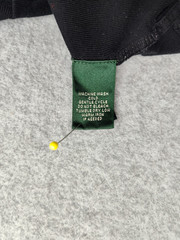 Lauren Ralph Lauren Men Polo Shirt XL Black Short Sleeve Crest Logo Button Front
