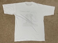 ENG T-Shirt Mens Large Regular Fit Crew Neck Sri Lanka Wildlife Elephant White