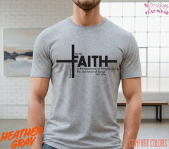 Unisex Hebrews 11:1 Christian T-Shirt, Men T shirt,Women T shirt Gift Religio
