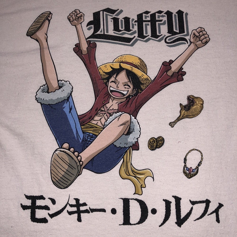 Anime One Piece Shirt Size Large Luffy Netflix Animation