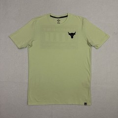 Under Armour Project Rock T Shirt Mens S Green Brahma Bull Payoff Graphic Tee