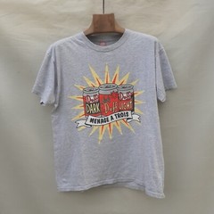 Menage A Trois Duff Lady Dark Simpsons Men’s Medium Light Grey Marl