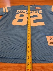 Headgear Classics Napoleon Dynamite Uncle Rico Jersey L 2004 Blue #82 Jon Gries