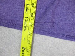 Solid Purple T-Shirt Men’s Cajun Culture White Logo No Tags Soft Material