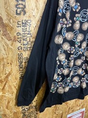 Vintage Five Elementz Glitter Monkey Long Sleeve Shirt Graphic Adult XXL Y2K AOP