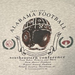 Vintage Russell Athletic Alabama Football SEC Graphic Long Sleeve Tee Gray L