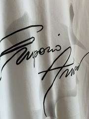 Emporio Armani Men’s Cotton T-Shirt Logo Man Giorgio Armani EA7 White S White
