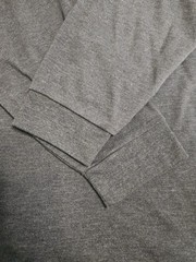Josh Ashford Men’s Turtleneck Long Sleeve Casual Shirt Gray X-Large