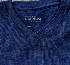 Mens Thermal Long Sleeve Shirts Premium V-Neck M-XL Galaxy by Harvic New