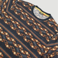 Howler Bros Terry T Mens Medium Lombok Petrol Aztec Southwestern Print Western