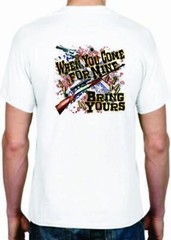 Adult DryBlend® T-Shirt – ( BRING YOURS – HUNTING / GUN / 2ND AMENDMENT)