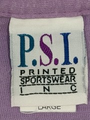 Vintage Hilton Head Island Embroidered Pocket Style Tee USA Made Purple Large
