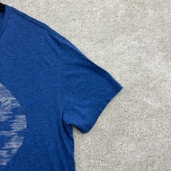 American Eagle T Shirt Mens Size XL Blue Short Sleeve Graphic Eagle Globe
