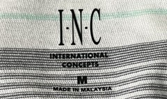 Inc International Concepts Men’s Striped Short-Sleeve V-Neck T-Shirt M