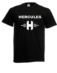 Mens T-Shirt L Hercules Logo + Lettering L Size up to 5XL
