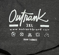 Outrank Be Better Men’s Black T Shirt Size 3XL
