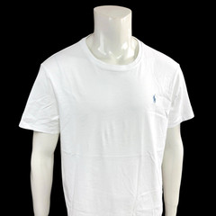Polo Ralph Lauren Men’s White T-Shirt Custom Slim Fit Pony Logo Size XL