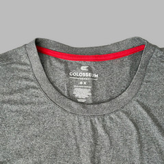 COLOSSEUM Grey T Shirt Mens Adult 5XL 5 Extra Large Maxi Tee Plus Size Soft