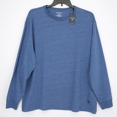 Cremieux Men’s Long Sleeve Shirt XXL Blue Heather Solid Stretch NWT