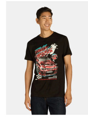 Fast & Furious Men’s Black Short Sleeve Crewneck Graphic T- shirt Size L (42-44)