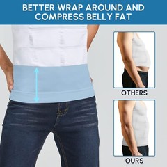 Mens Slimming Vest Abs Abdomen Compression Shirt Workout Tank Tops Body Shaper