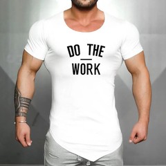 Camiseta De Manga Corta Para Hombre Ropa De Culturismo Gimnasio Deportes Fitness