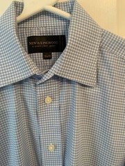 New&Lingwood Jermyn St Mens Shirts X 2 Tailored Fit 15.5 Double Cuff X 2
