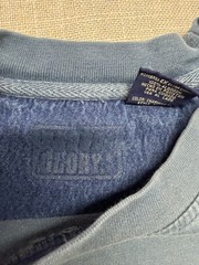 VintageFaded Glory Men’s Long Sleeve Blue Jean And Elbow Patches T Shirt Size XL