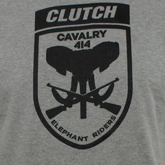 Authentic CLUTCH Band Elephant Riders Logo Gray T-Shirt S M L XL XXL NEW