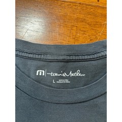 TravisMathew T-Shirt Mens Large Gray Drinking Team Graphic Short Sleeve Tee