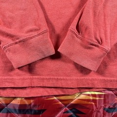 Carhartt Long Sleeve T Shirt Size 2XL Red Graphic Logo Cotton Relaxed Fit Gear