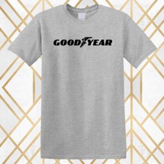 Goodyear Racing Car Off-Road Tires Men’s Gray Size S – 3XL