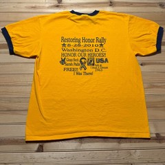 2010 Restoring Honor Rally Washington DC Political Graphic Ringer T-Shirt – XL