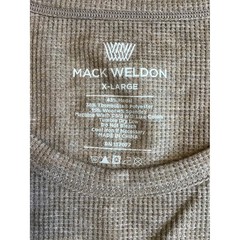 Mack Weldon Men’s Tannenbaum Heather Silver Long Sleeves T-Shirt Size L NWT