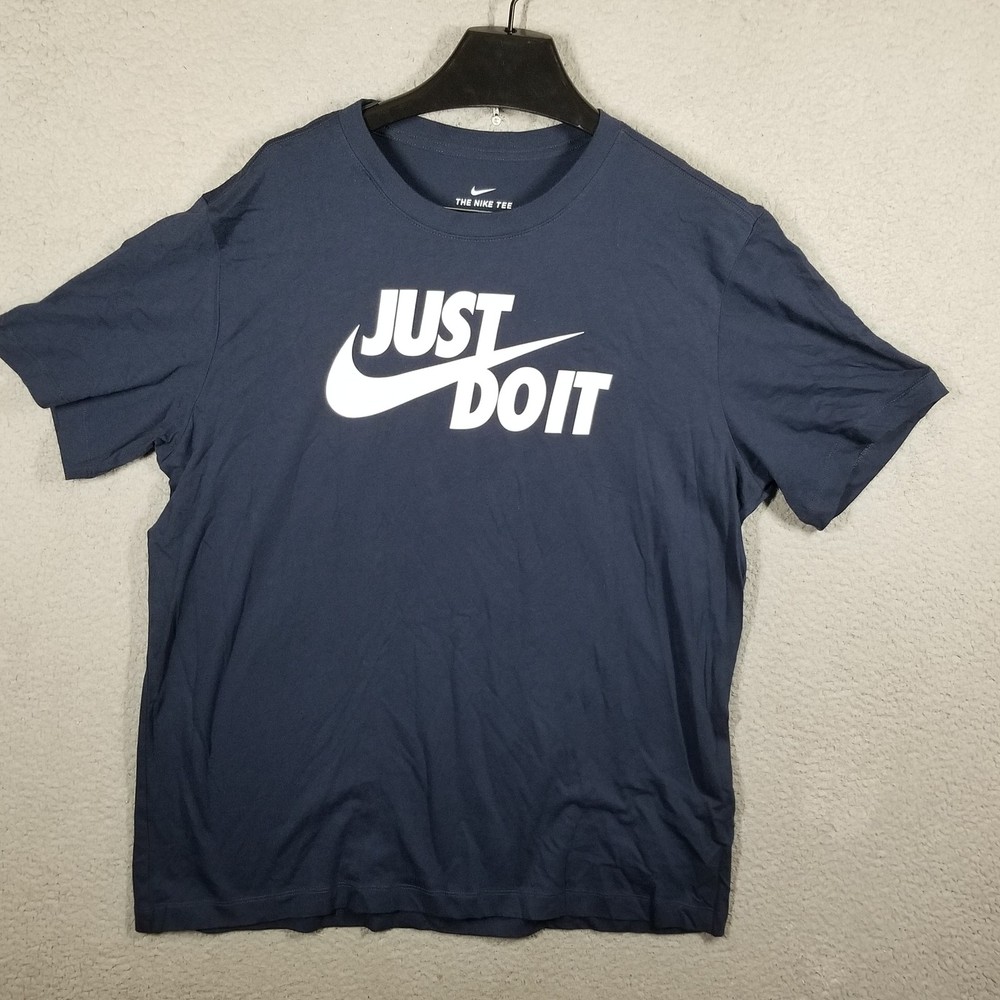 Nike Shirt Mens XL Just Do It Swoosh Graphic Tee AR5006-451