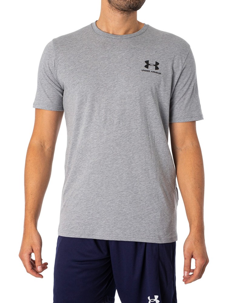 Under Armour Men’s Sportstyle Left Chest T-Shirt, Grey