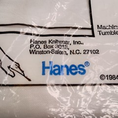 Hanes Vintage Comfort Blend T-Shirts V Neck Men’s M Undershirt NOS 1984 Made USA