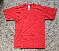 Vintage Pluma Red Heavyweight Cotton T-Shirt Men’s Size Medium Made In USA NWT