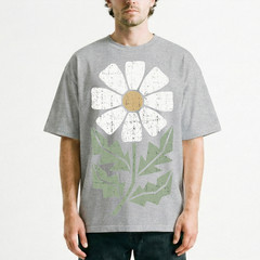 Retro Daisy Flower T-Shirt Boho Botanical Nature Floral Garden Style Tee