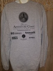 Adult XL Gray Long Sleeve “Race for the Cupcakes/Duathlon” Polycotton Race Top