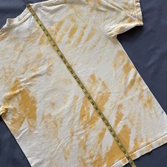 Stillz T Shirt Mens Large Yellow Acid Wash Bleach “Banana” Cartoon Street